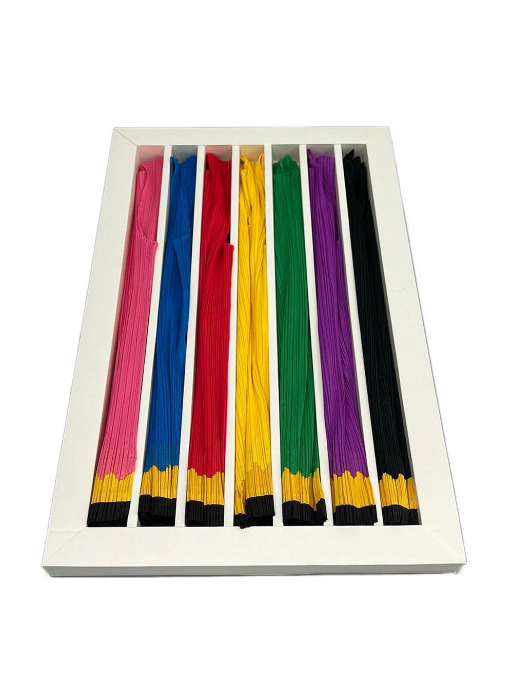 Pleats Please Colored Pencils Multi #301965P89B